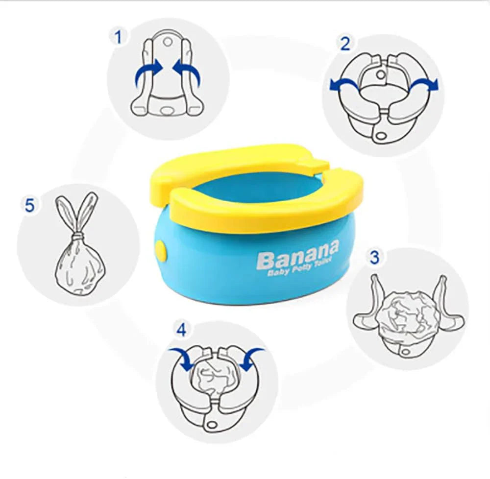 Portable Kids' Potty – Hassle-Free Toilet Training Anywhere!