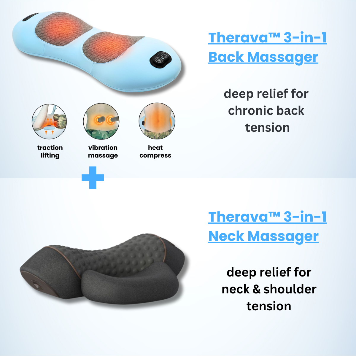 Original Oakwell™ 3-in-1 Back Massager my soothe lab