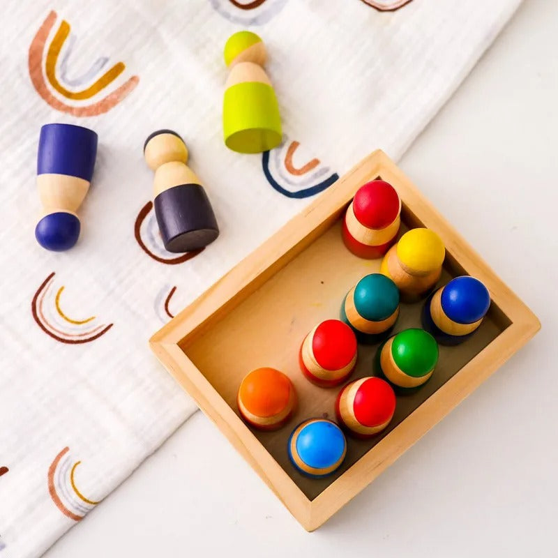 Wooden Number Learning Board