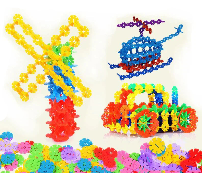Snowflake Building Blocks - Hours of Fun with Unique Building Blocks