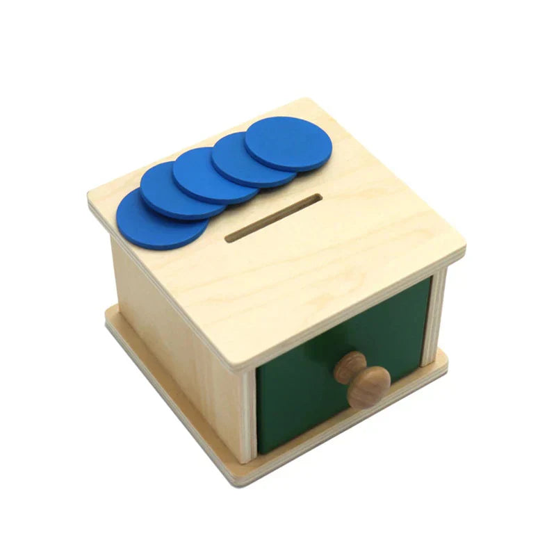 Woods Montessori Coin Game – Promote Fine Motor Skills and Precision