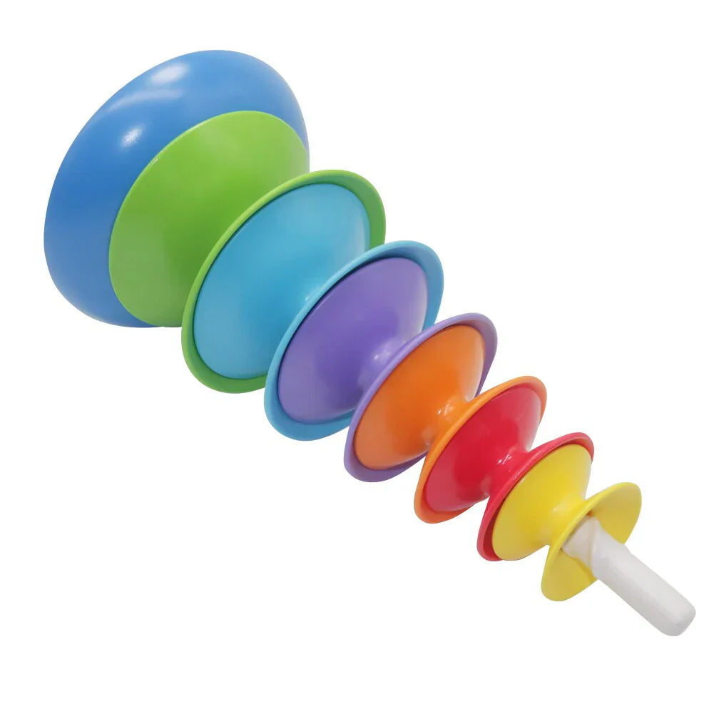 Rainbow Spin Stacker – Colourful Learning Fun