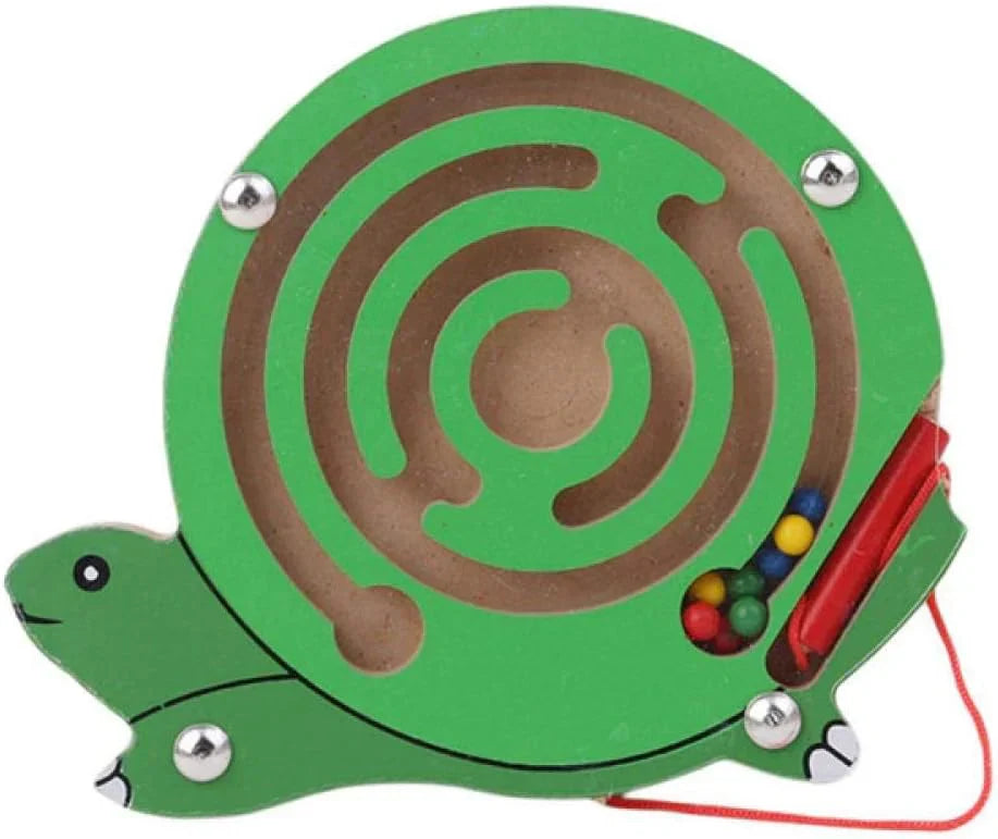 Animal Adventure Maze – Magnetic Wooden Puzzle