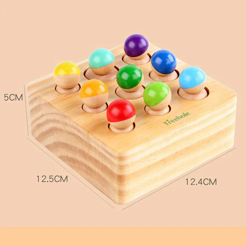 Wooden Number Learning Board