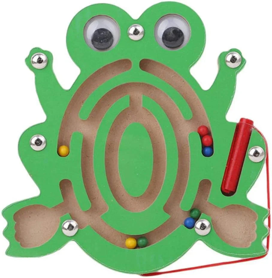 Animal Adventure Maze – Magnetic Wooden Puzzle