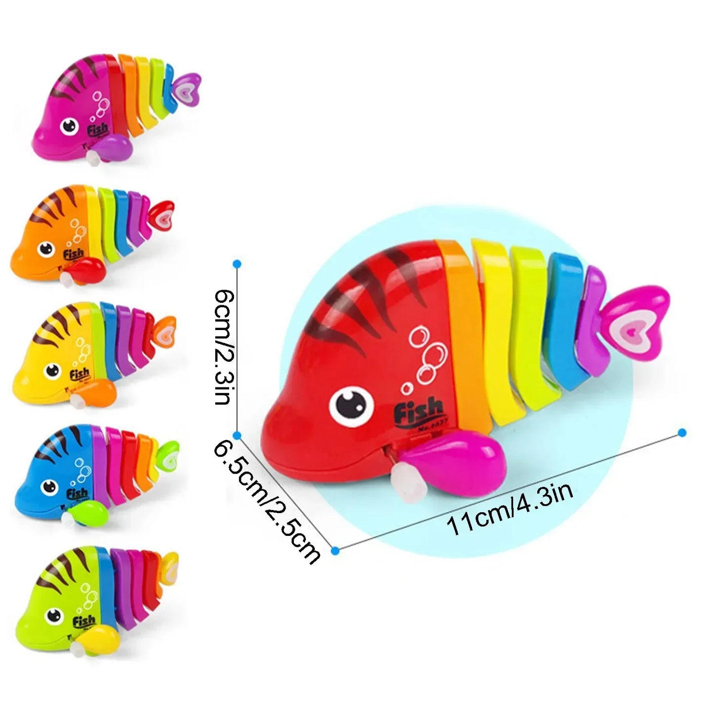 Rolling Fish Toy