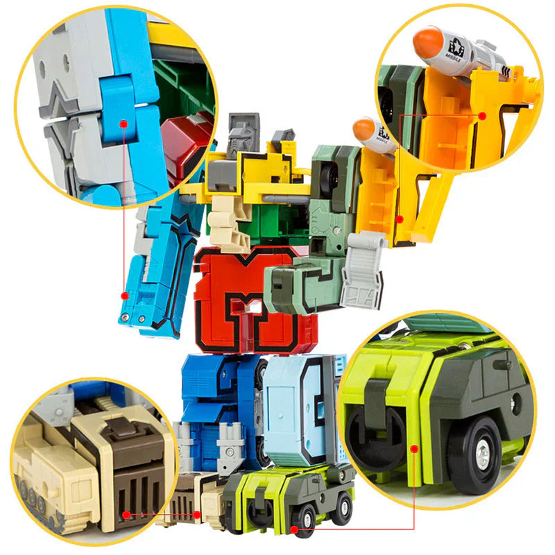 Construction Action Figure with Numbers