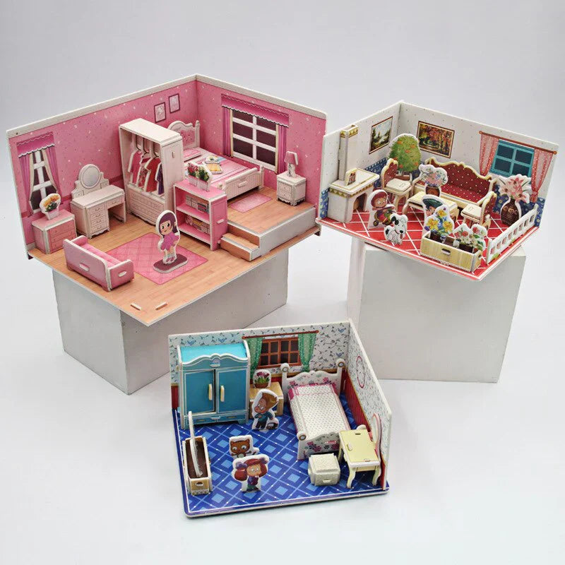 3D Room Puzzle – Create, Build, and Explore!