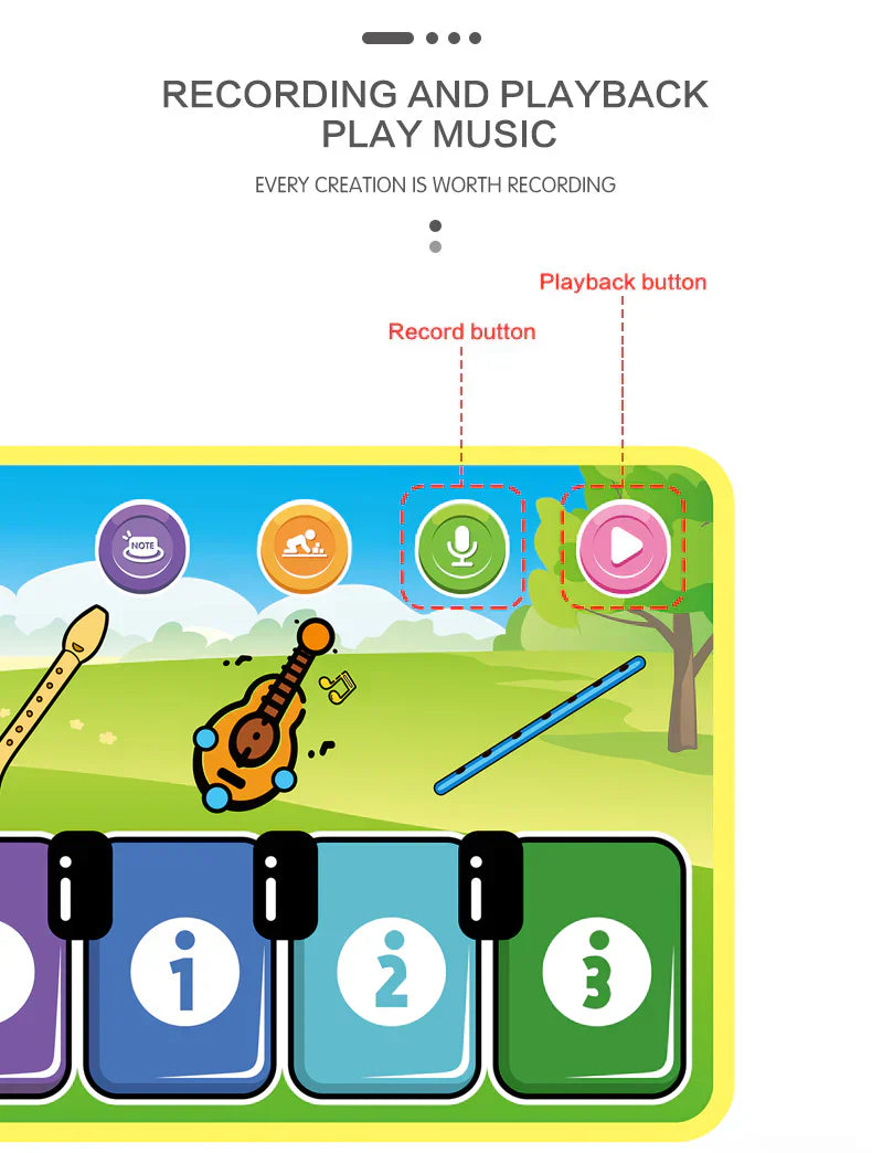 Musical Dance Play Mat