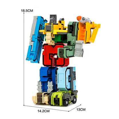 Construction Action Figure with Numbers