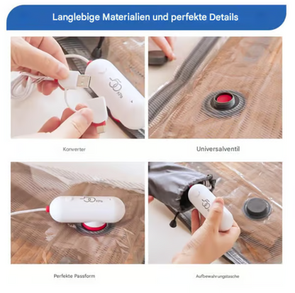 Electric Vacuum Compression Bag - Save space and travel light!