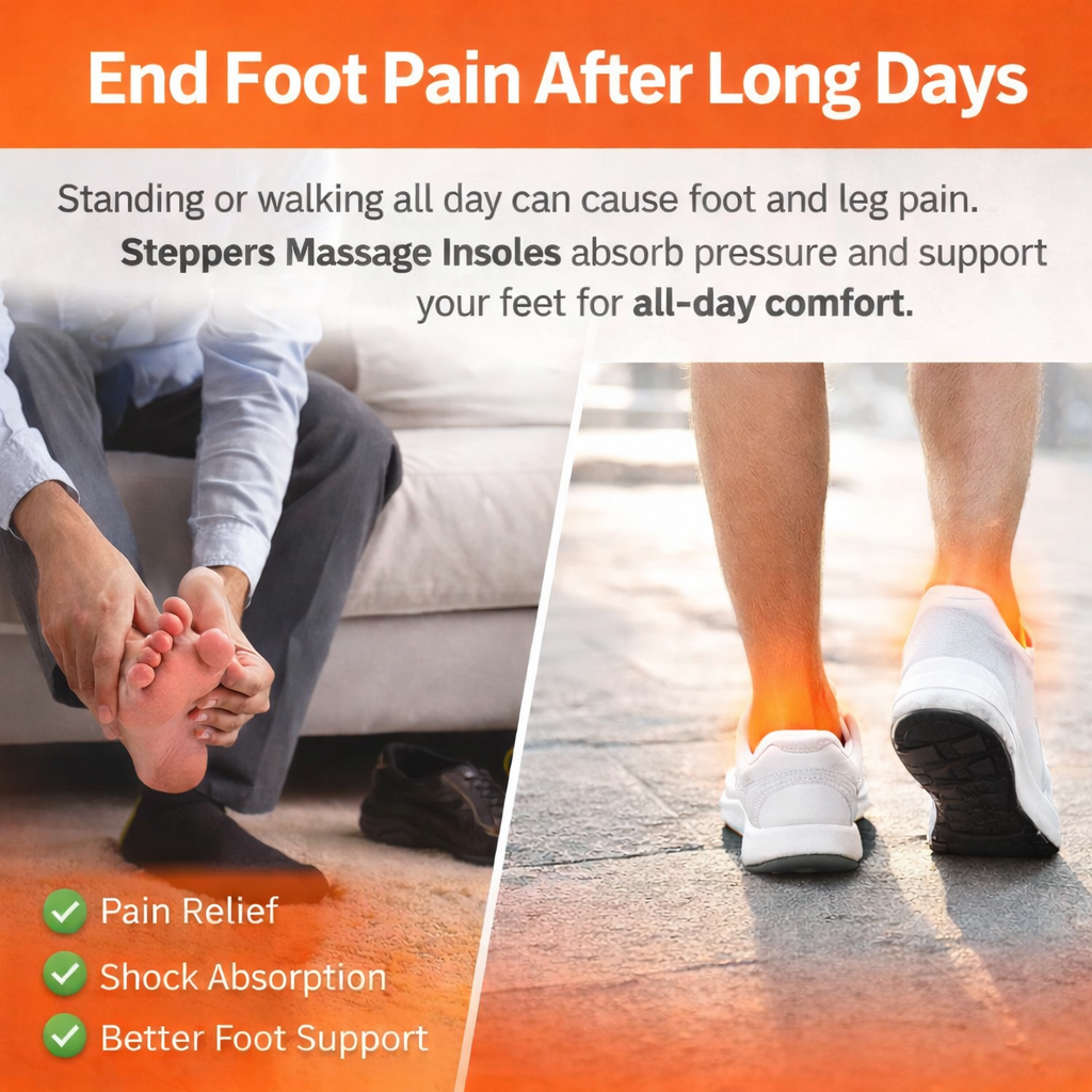 Stepers Massage Insoles The Ashandhab