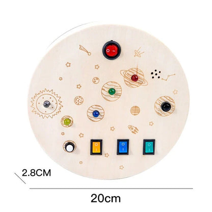 TechExplorer Board - Enhance Your Child’s Sensory Skills! - Button Panel