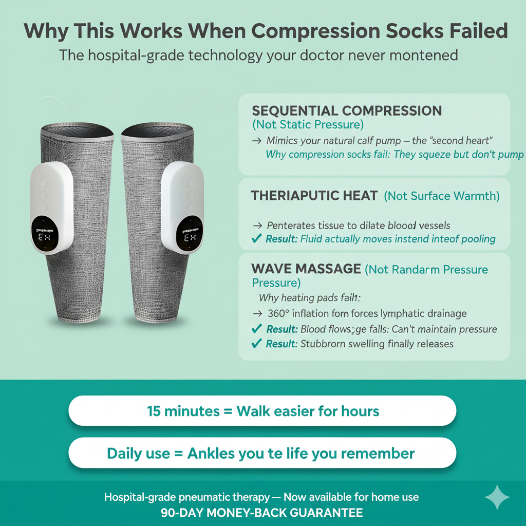 Oakwell™ 3-in-1 Leg Massager - Relief for Swelling & Poor Circulation Costenia®
