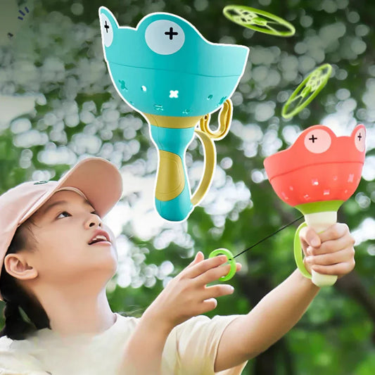 Interactive Flying Disc Launcher