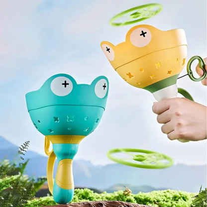 Interactive Flying Disc Launcher