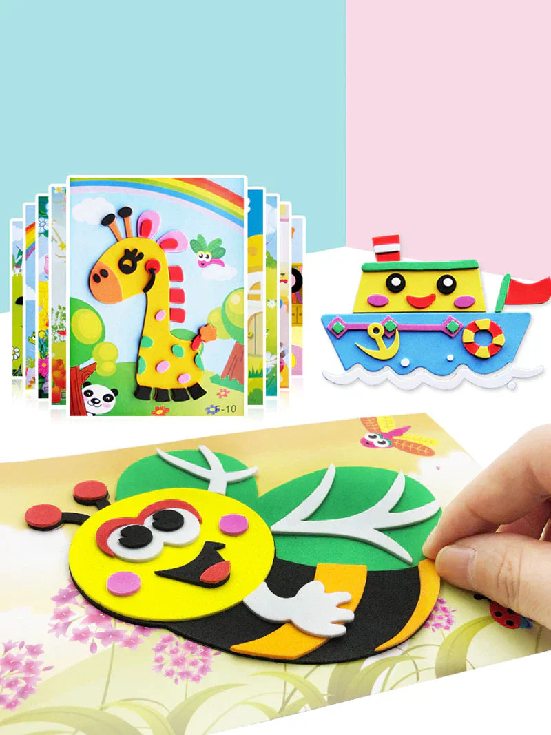 Animal Creation Stickers – Fun Vinyl Sticker Set