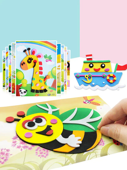Animal Creation Stickers – Fun Vinyl Sticker Set
