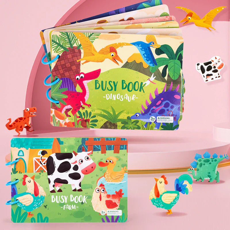 Animal and Dino Adventure Interactive Book