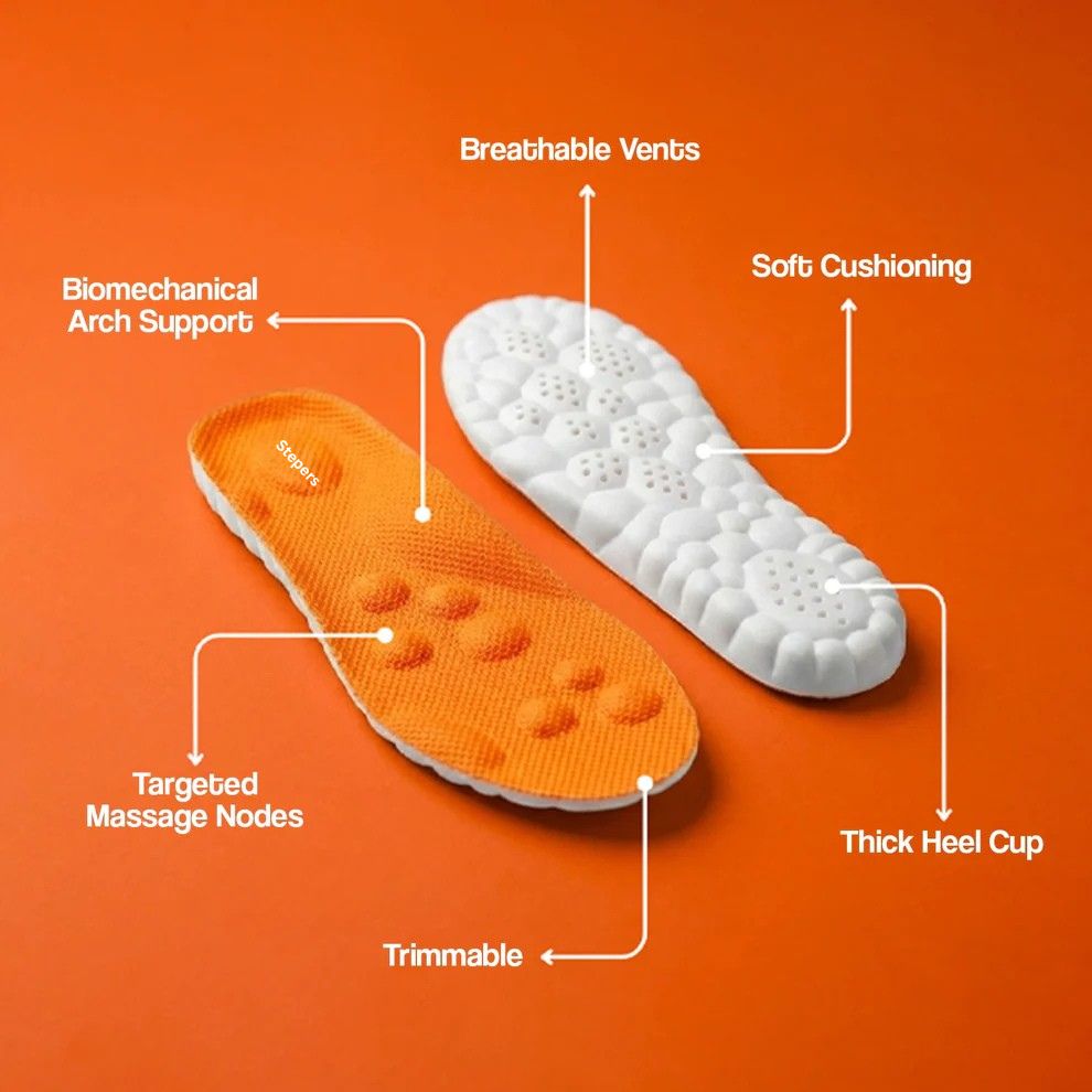 Stepers Massage Insoles The Ashandhab
