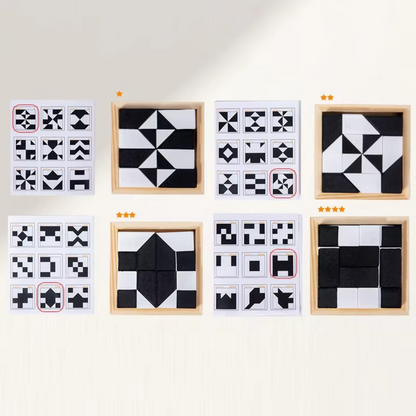 Dual Color Logic Puzzle Game in Pocket Size