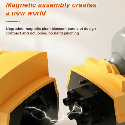 Magnetic Transform Engineering Car Assembled Toys Box