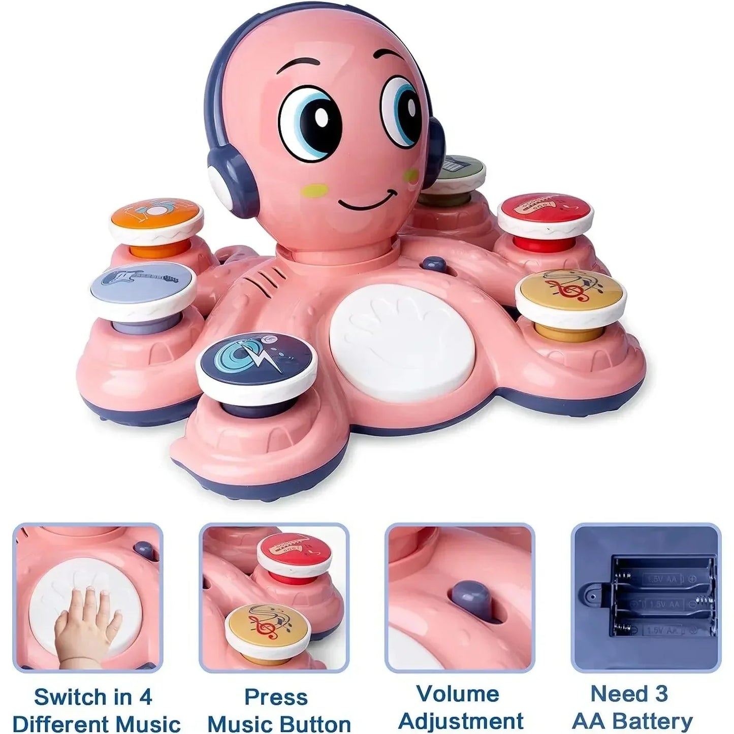 Musical Octopus Toy