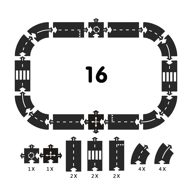 Build & Race Road Set