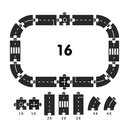 Build & Race Road Set