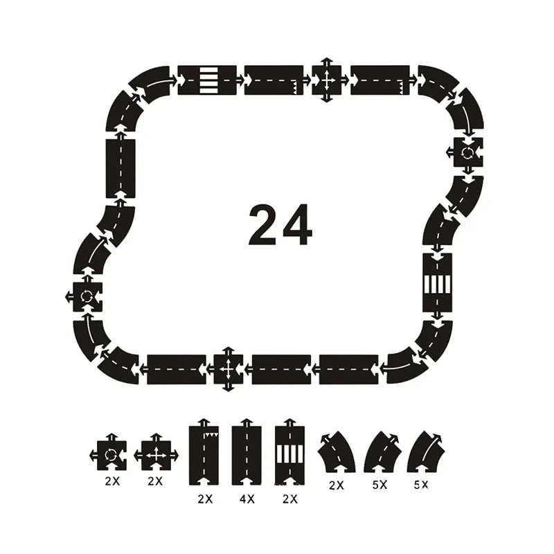Build & Race Road Set