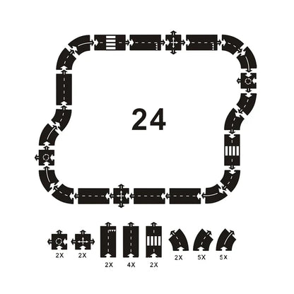 Build & Race Road Set