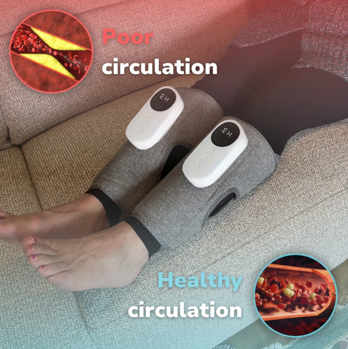 Oakwell™ 3-in-1 Leg Massager For Varicose Veins Hypersku