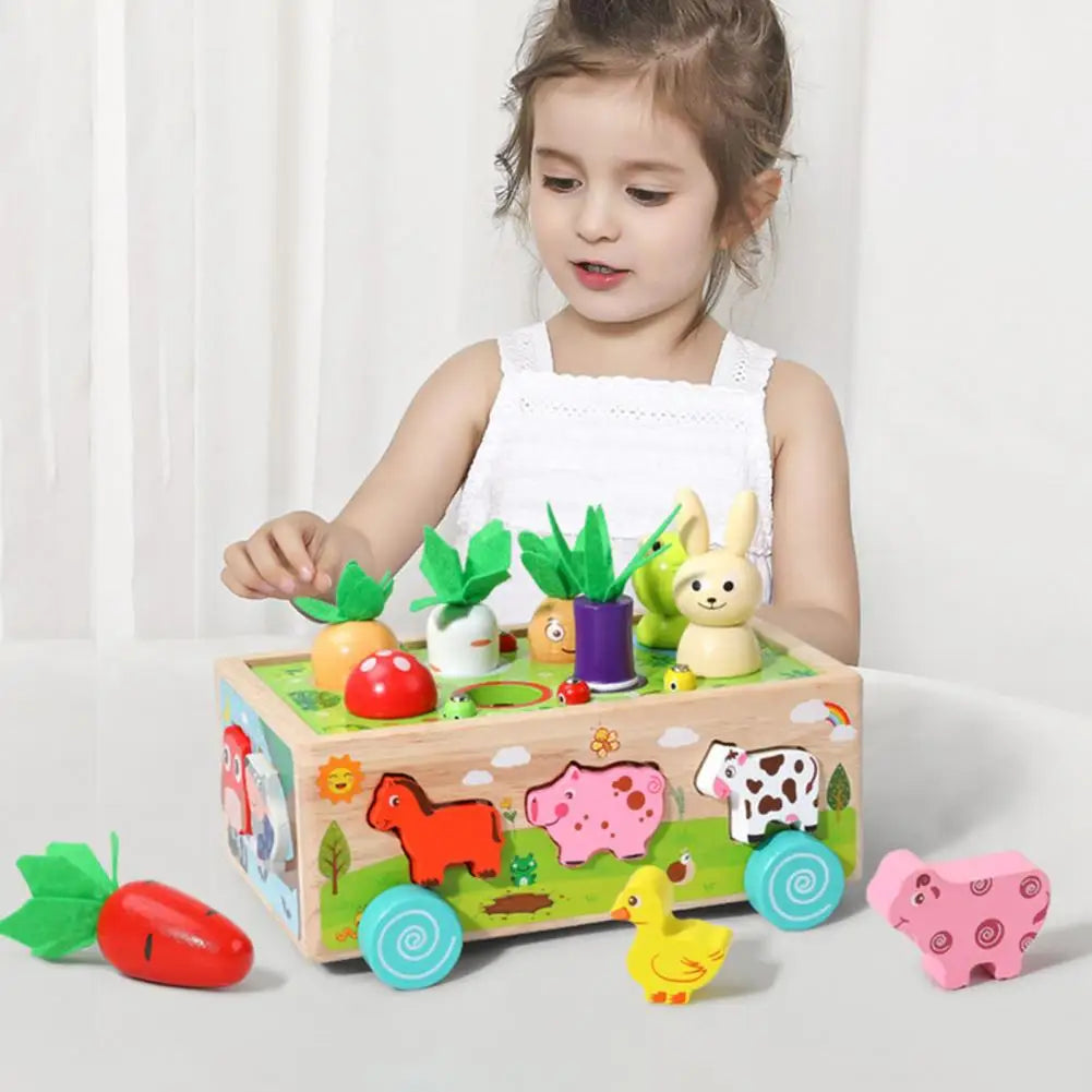 Farm Animal and Vegetable Sorting Wagon