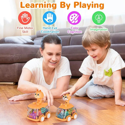Transparent Turbo Toy Car