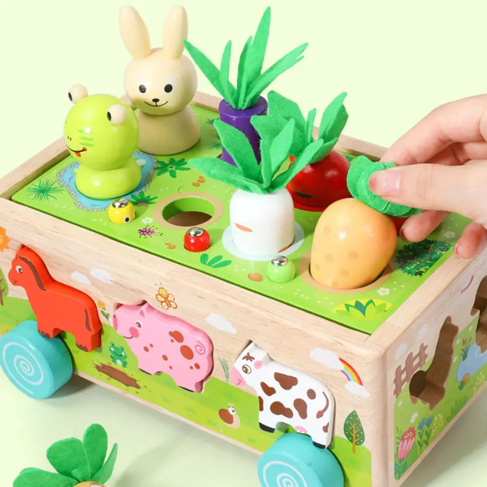 Farm Animal and Vegetable Sorting Wagon