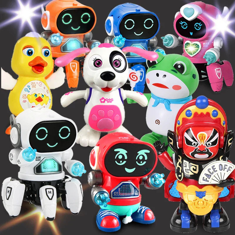 Dancing Robot Toy with Lights and Music