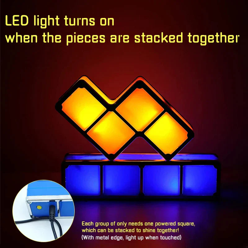 Creative Tetris Block Night Lamp