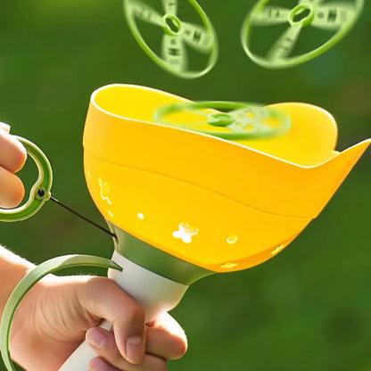 Interactive Flying Disc Launcher