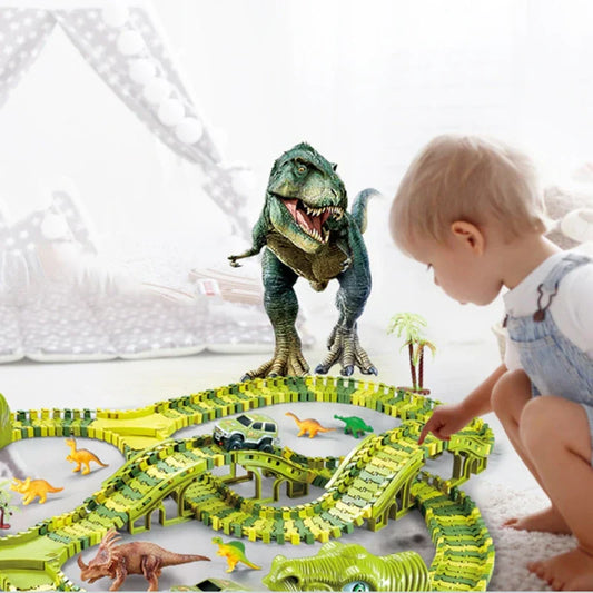 Dino Tracks - Dinosaur Adventure Race Set