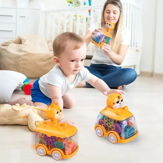 Transparent Turbo Toy Car