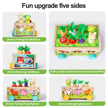 Farm Animal and Vegetable Sorting Wagon
