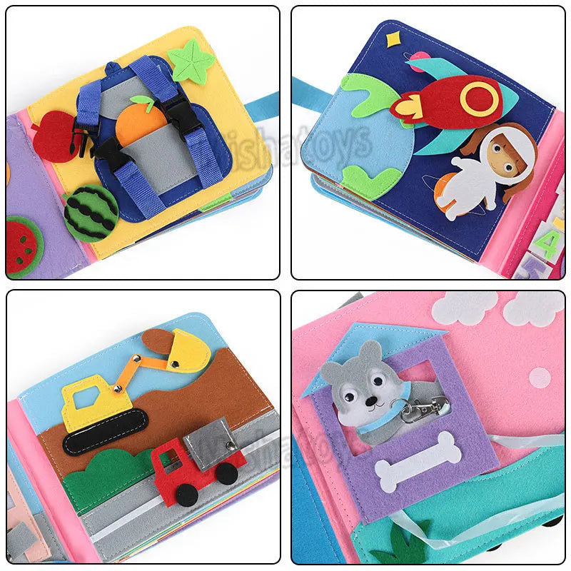 Sensory Learning Book - Montessori Fun for Kids