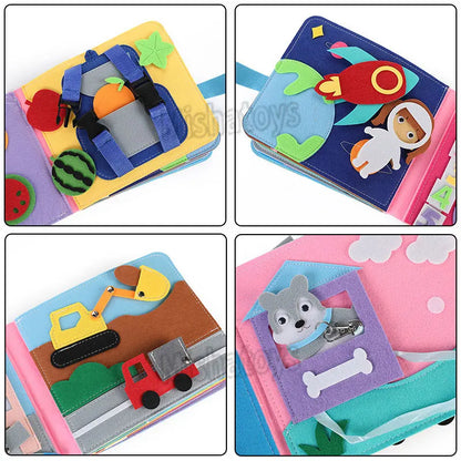 Sensory Learning Book - Montessori Fun for Kids