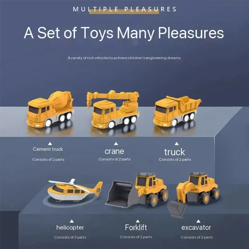TransformaTruck - Magnetic Construction Vehicle Toy