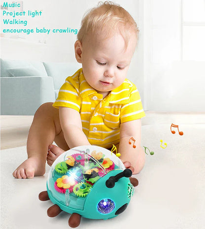 Interactive Crawling Music Bug Toy