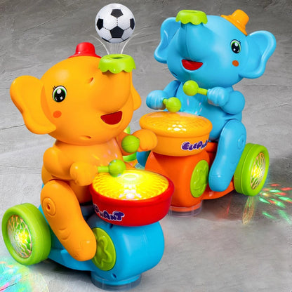 Musical Elephant Drum Toy