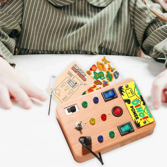 TechExplorer Board - Enhance Your Child’s Sensory Skills! - Button Panel