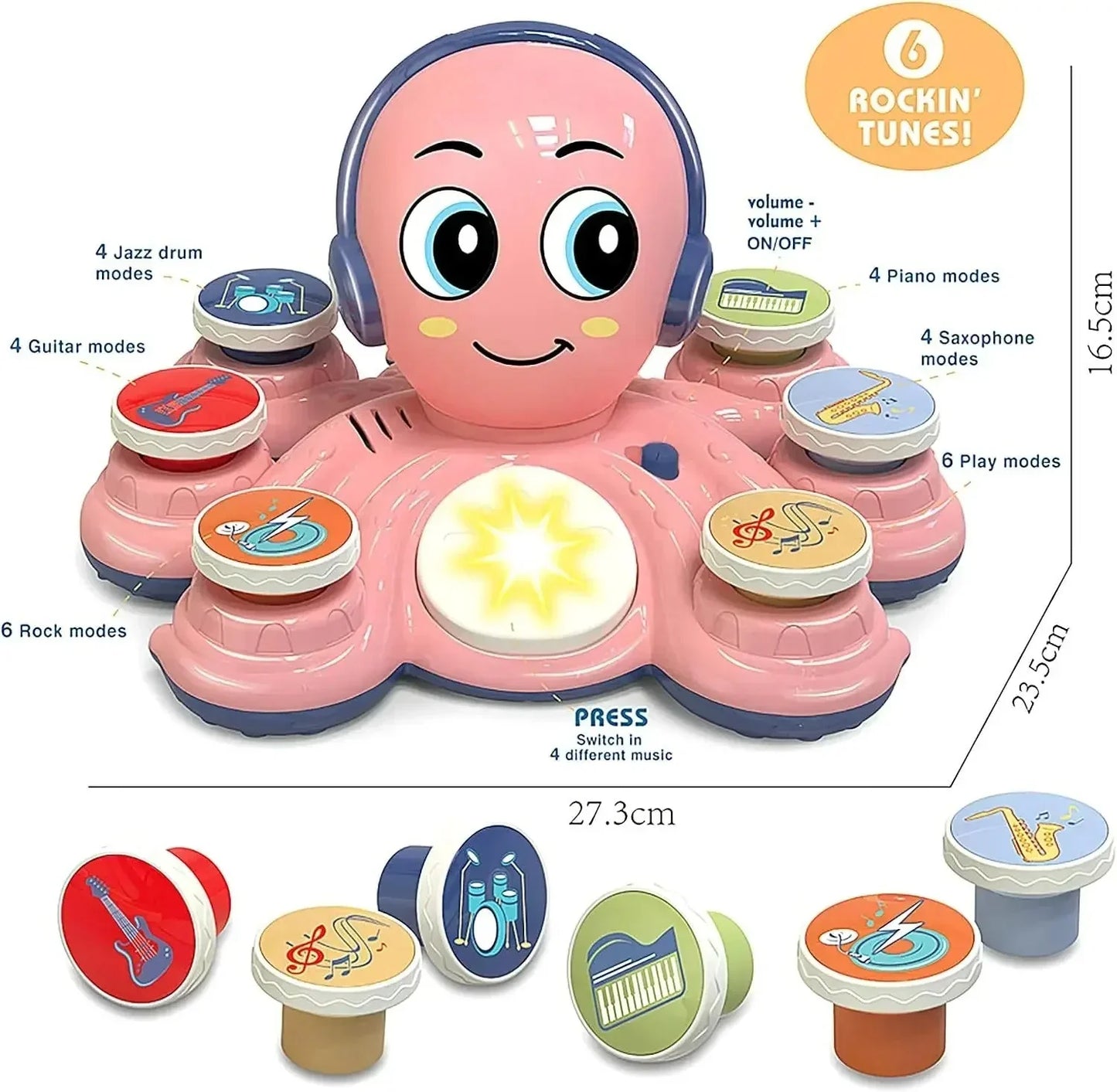Musical Octopus Toy